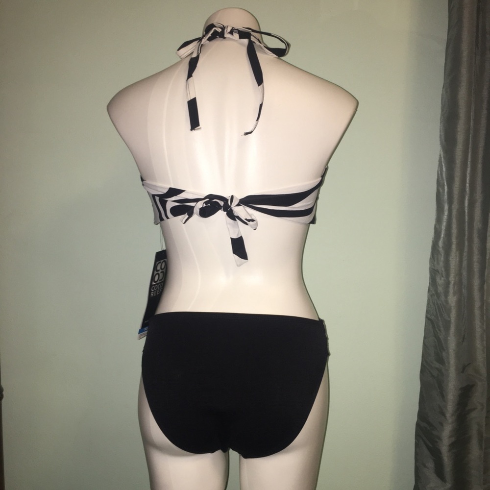 Coco Reef halter underwire 36/38D zebra bikini - Picture 2 of 4